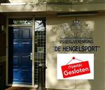 Clubgebouw gesloten